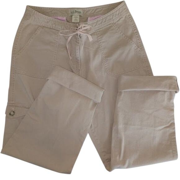 L.L.Bean Womens 12T Cargo Pants Granola Girl Outdoorsy Naturecore Gorpcore Cabin - Picture 1 of 7